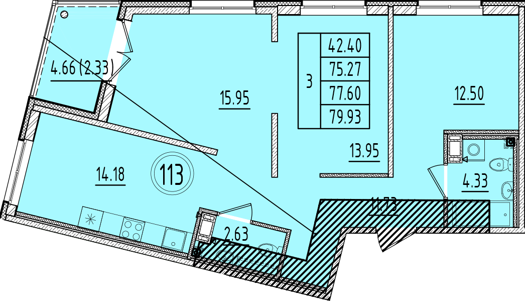 ОК 6.4. корпус 1 квартира 113