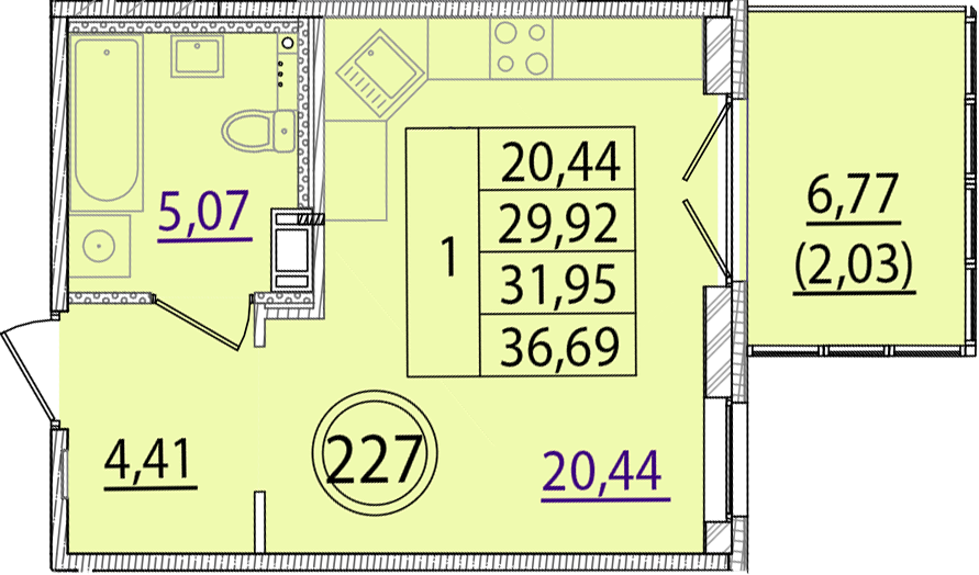 ОК 15 корпус 2 квартира 227