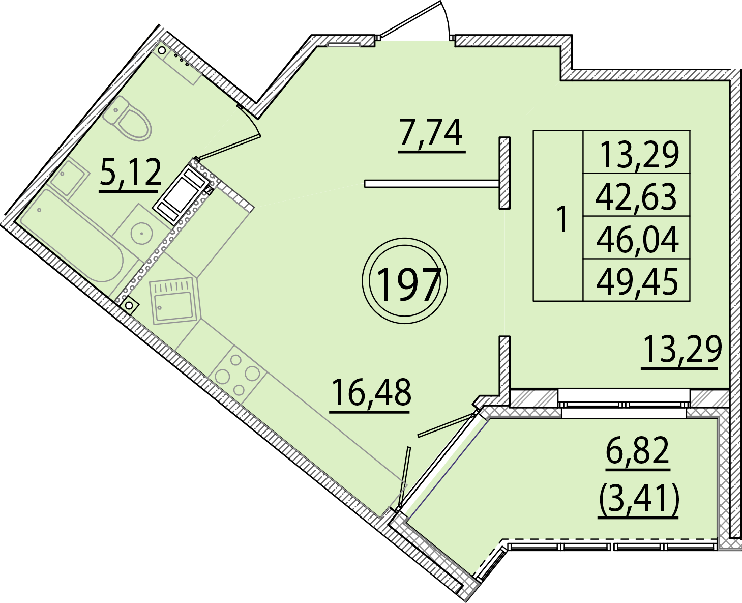 ОК 15 корпус 2 квартира 197