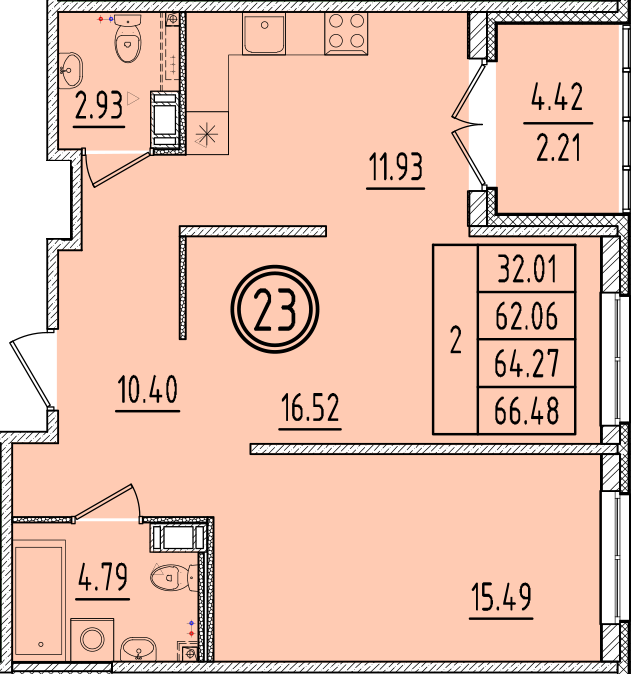 ОК 6.4. корпус 2 квартира 23