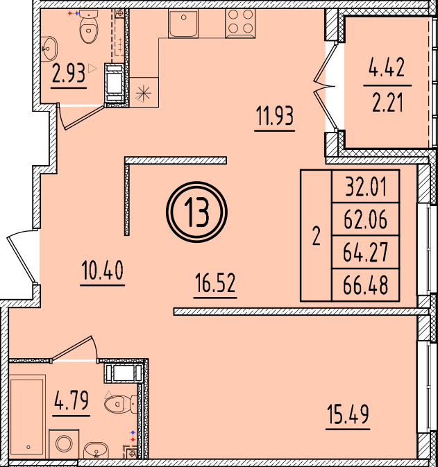 ОК 6.4. корпус 2 квартира 13