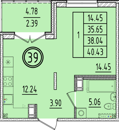 ОК 6.4. корпус 2 квартира 39
