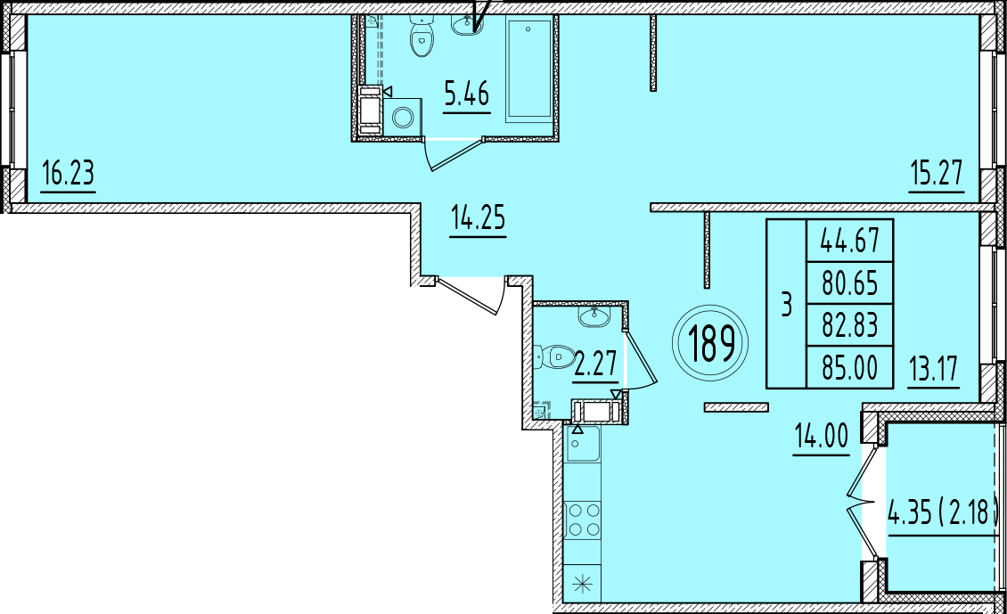 ОК 6.4. корпус 1 квартира 189